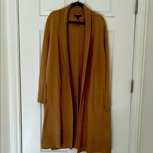 Banana Republic Women's Camel Color Shawl Collar Sweater Cardigan with Pockets!